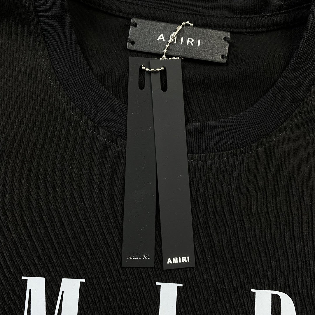Remera Amiri Core Logo Negra