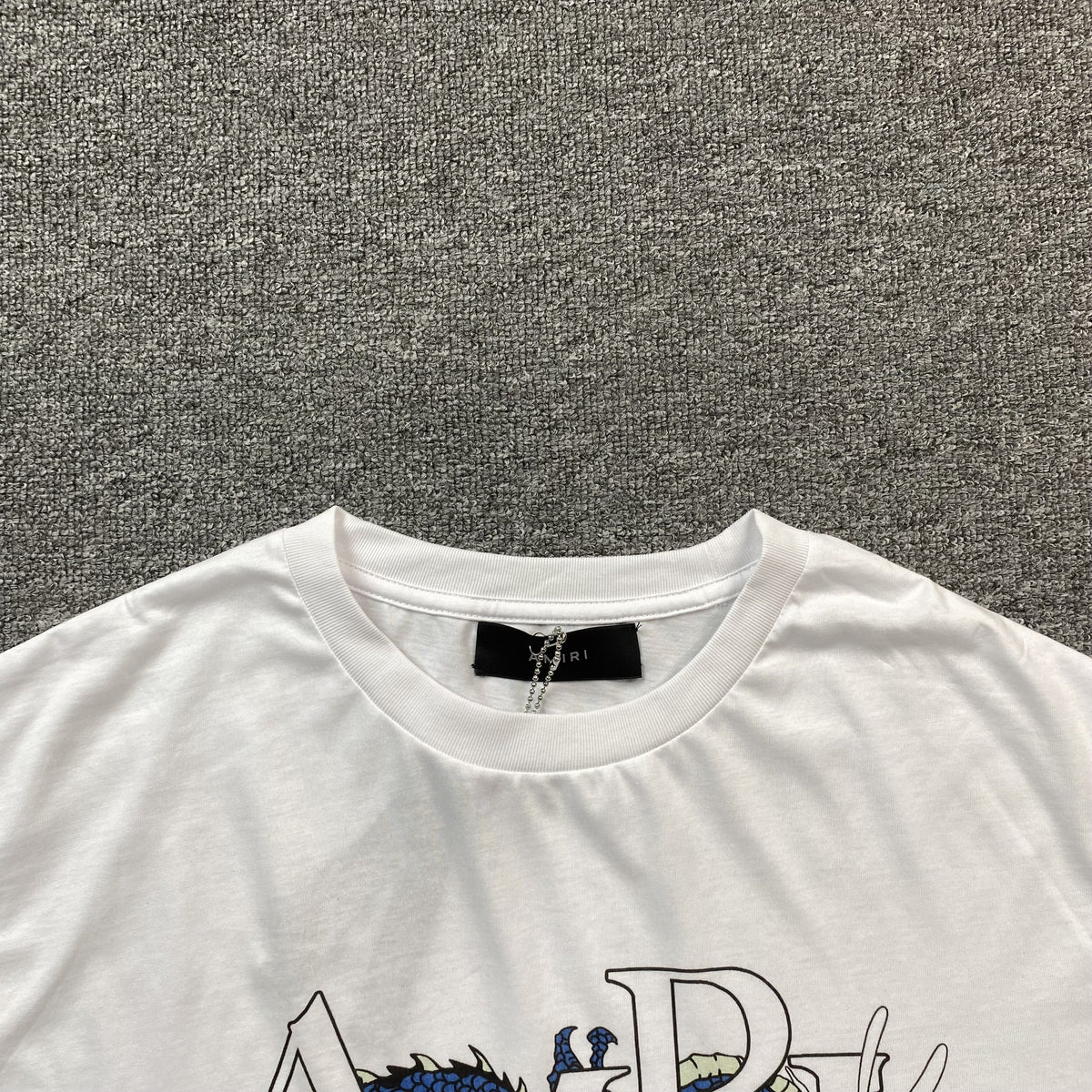 Remera Amiri Dragon Blanca