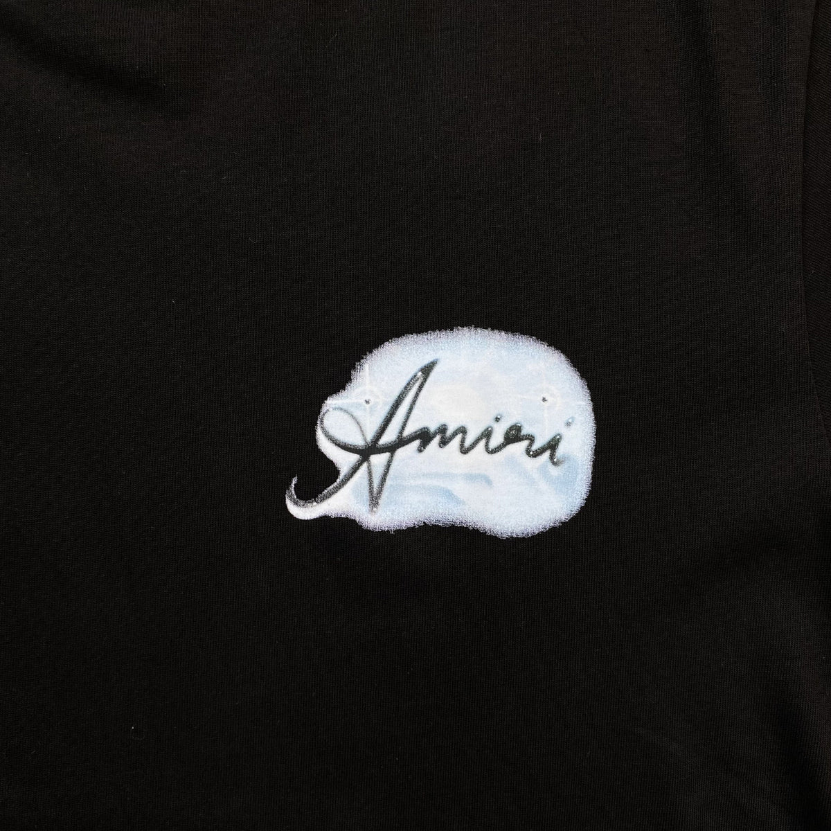 Remera Amiri Paradise Airbrush Negra