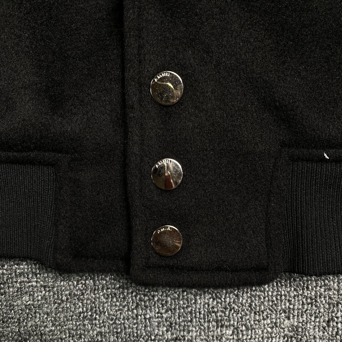 Campera Amiri Bomber Negra