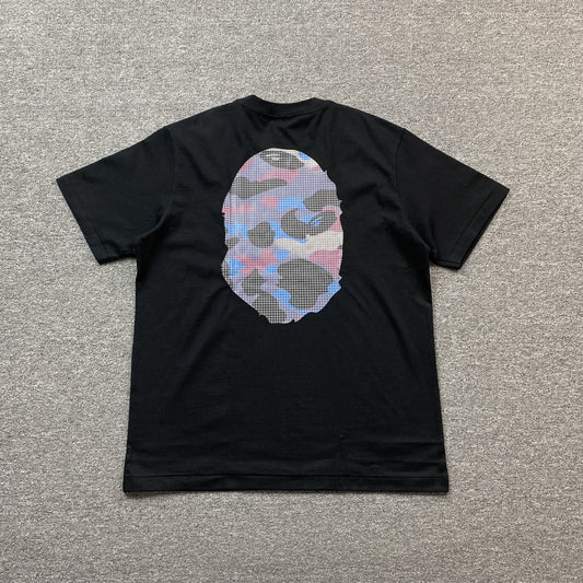 Remera Bape Camo Big Ape Head Negra
