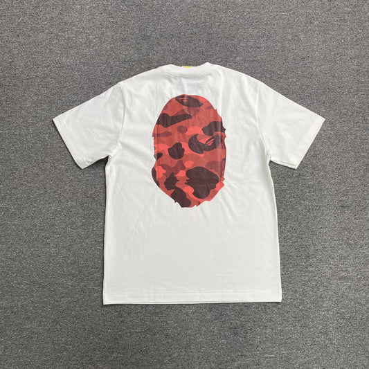 Remera Bape Camo Big Ape Head Blanca