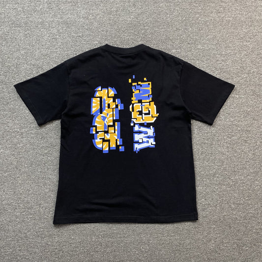 Remera Bape Digital Shark Negra
