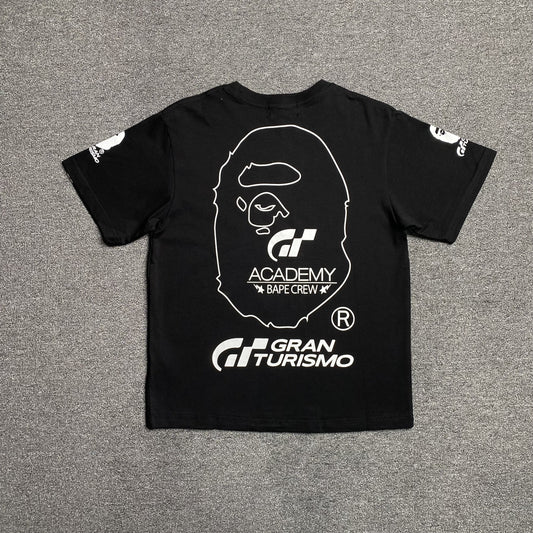 Remera Bape x Gran Turismo Negra