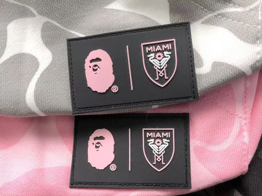 Buzo Bape X Inter Miami Cf Camo Hoodie Rosa