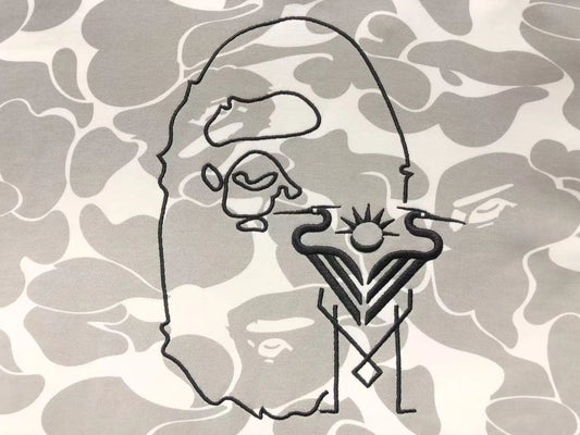 Buzo Bape X Inter Miami Cf Camo Hoodie Blanco