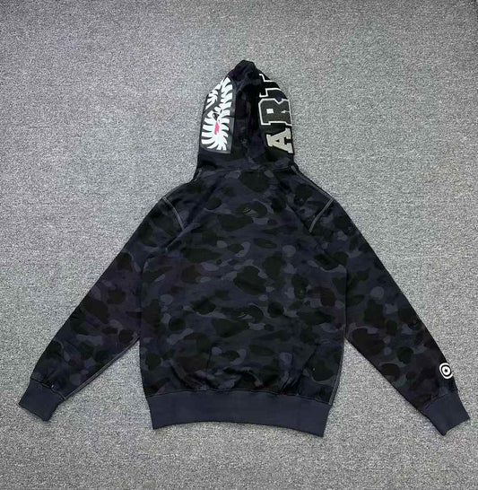 Campera Bape x Stray Kids Hyunjin Shark Negra