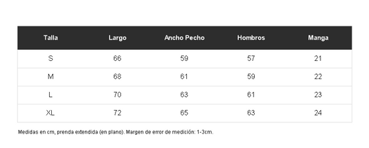 Tabla de talles
