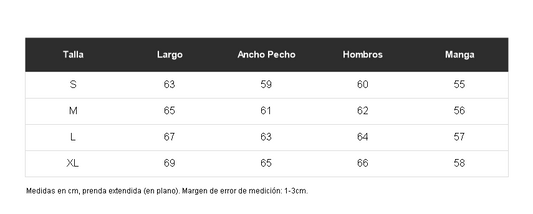 Tabla de talles