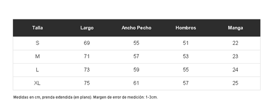 Tabla de talles