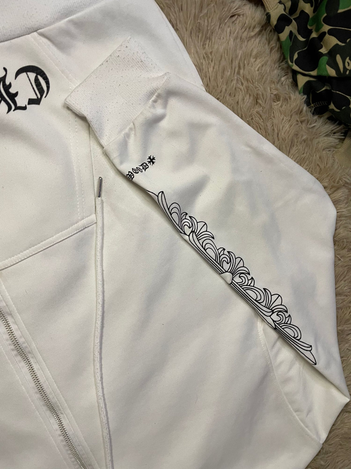 Campera Chrome Hearts Los Angeles blanca