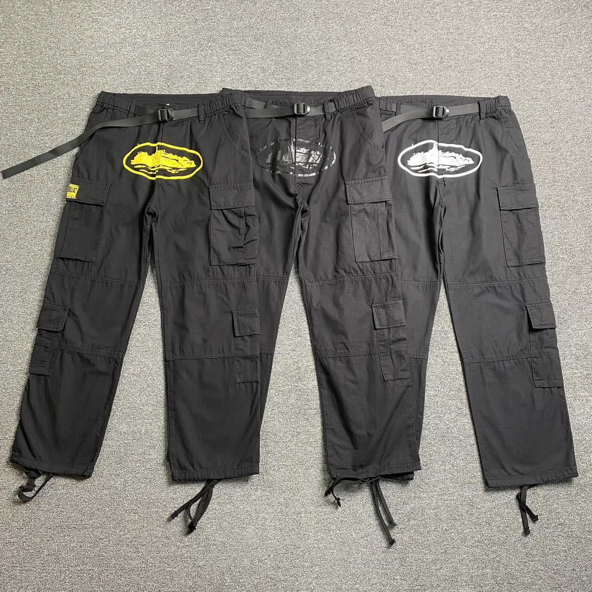 Cargo Corteiz Guerillaz Triple Negro