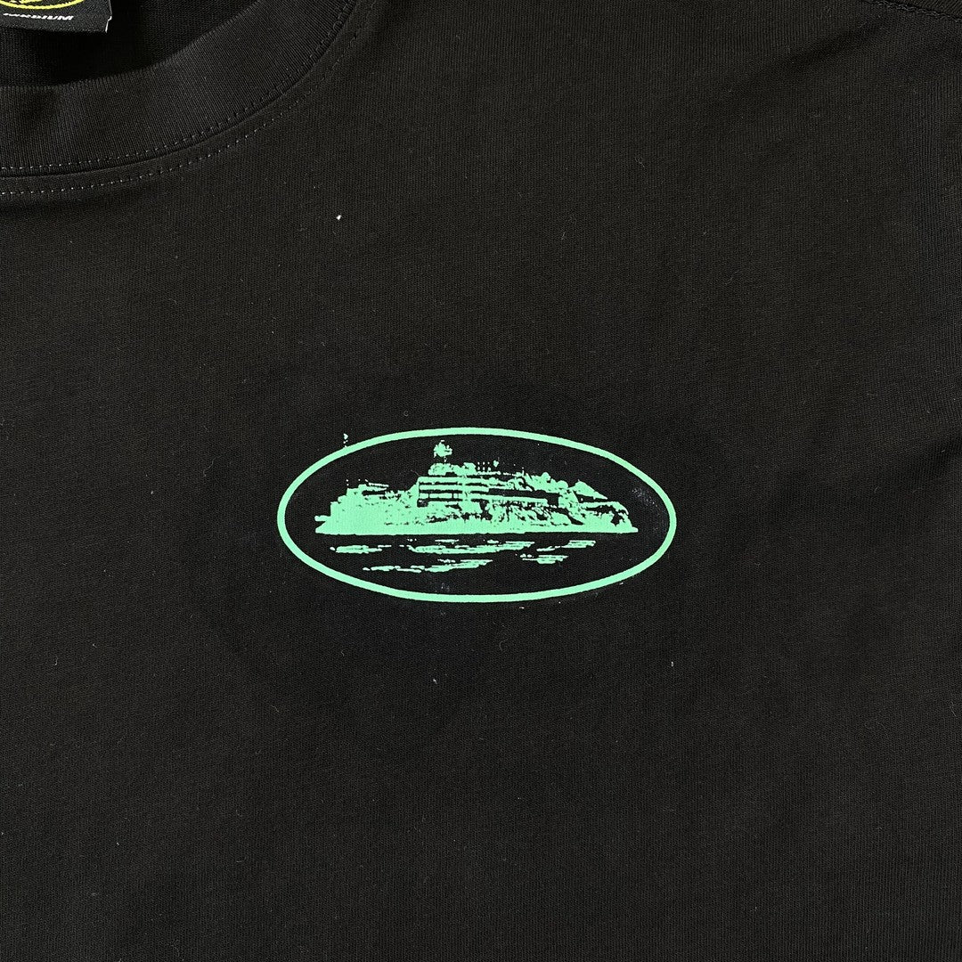 Remera Corteiz Rules The World Negra