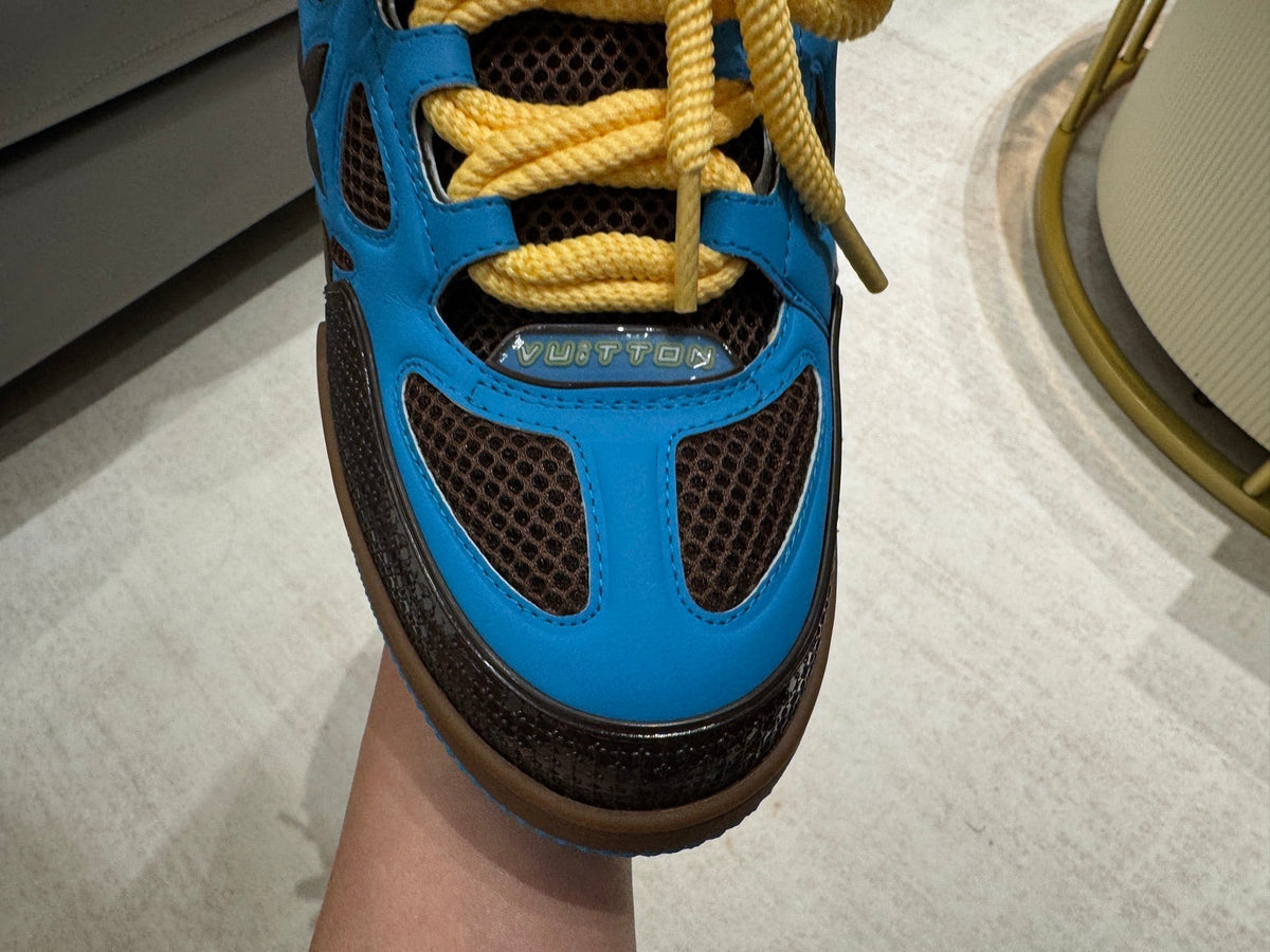 Louis Vuitton Skate Sneaker Marrón Azul