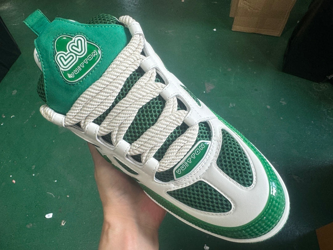 Louis Vuitton Skate Sneaker Verde Blanco
