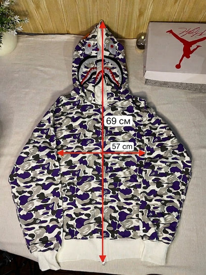 Bape shark doble capucha (stock inmediato)