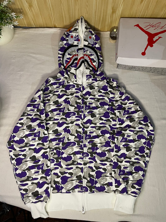 Bape shark doble capucha (stock inmediato)