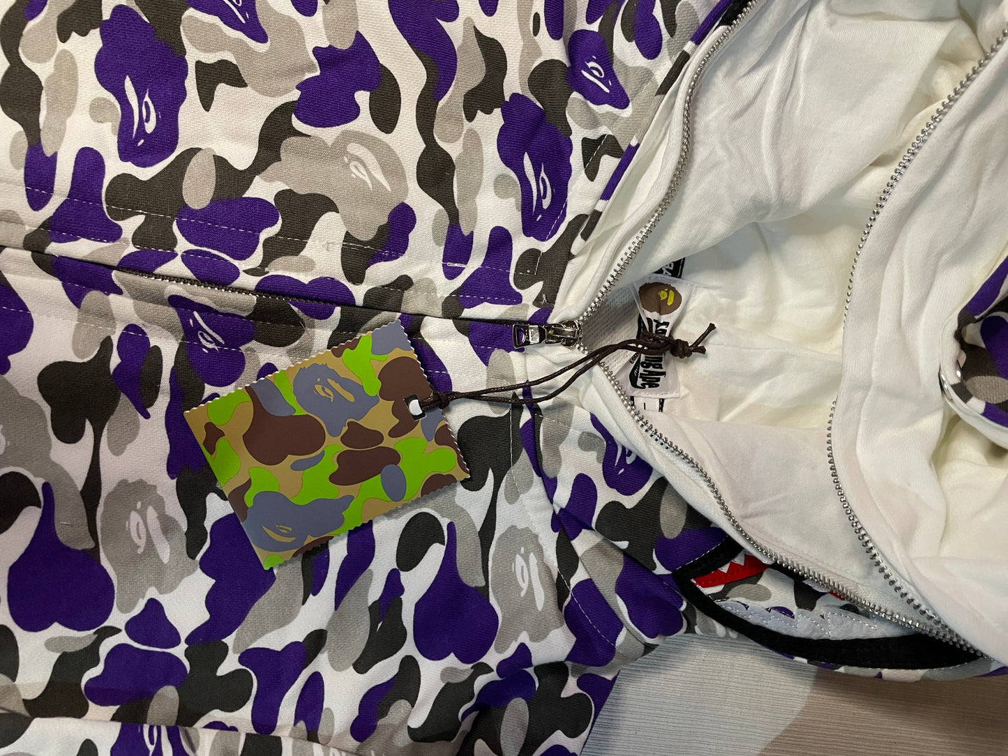 Bape shark doble capucha (stock inmediato)