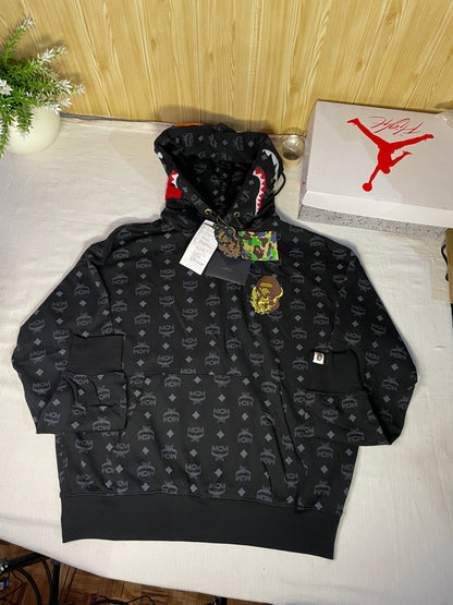 Bape shark x mcm hoodie (entrega inmediata)