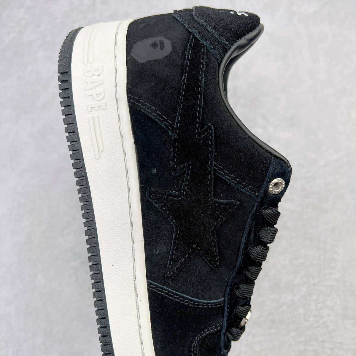 A Bathing Ape Bape Sta Suede Negro