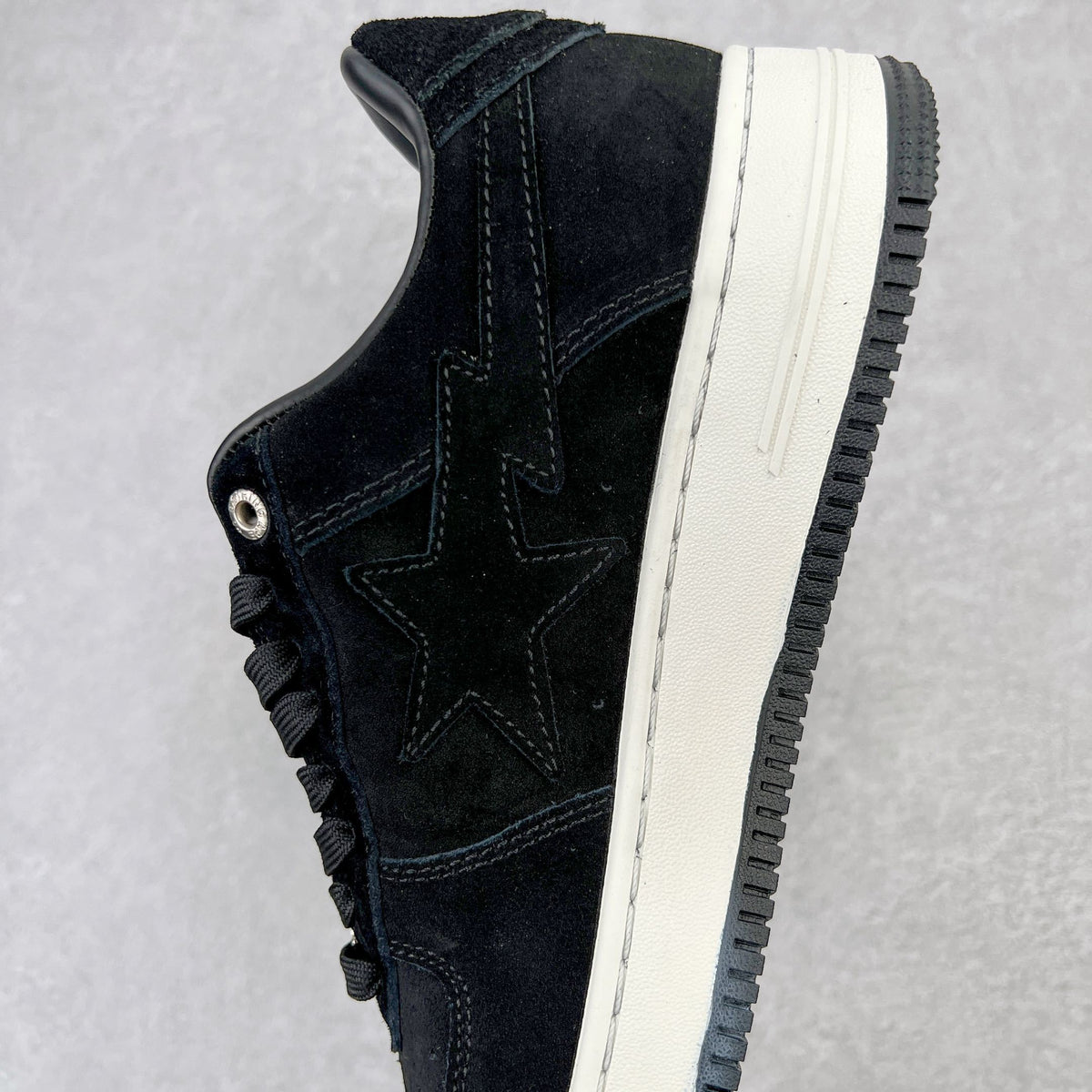 A Bathing Ape Bape Sta Suede Negro