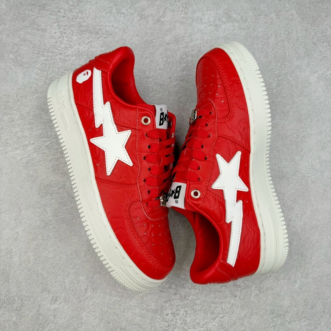 A Bathing Ape Bape Sta Low #3 Line Camo Rojo