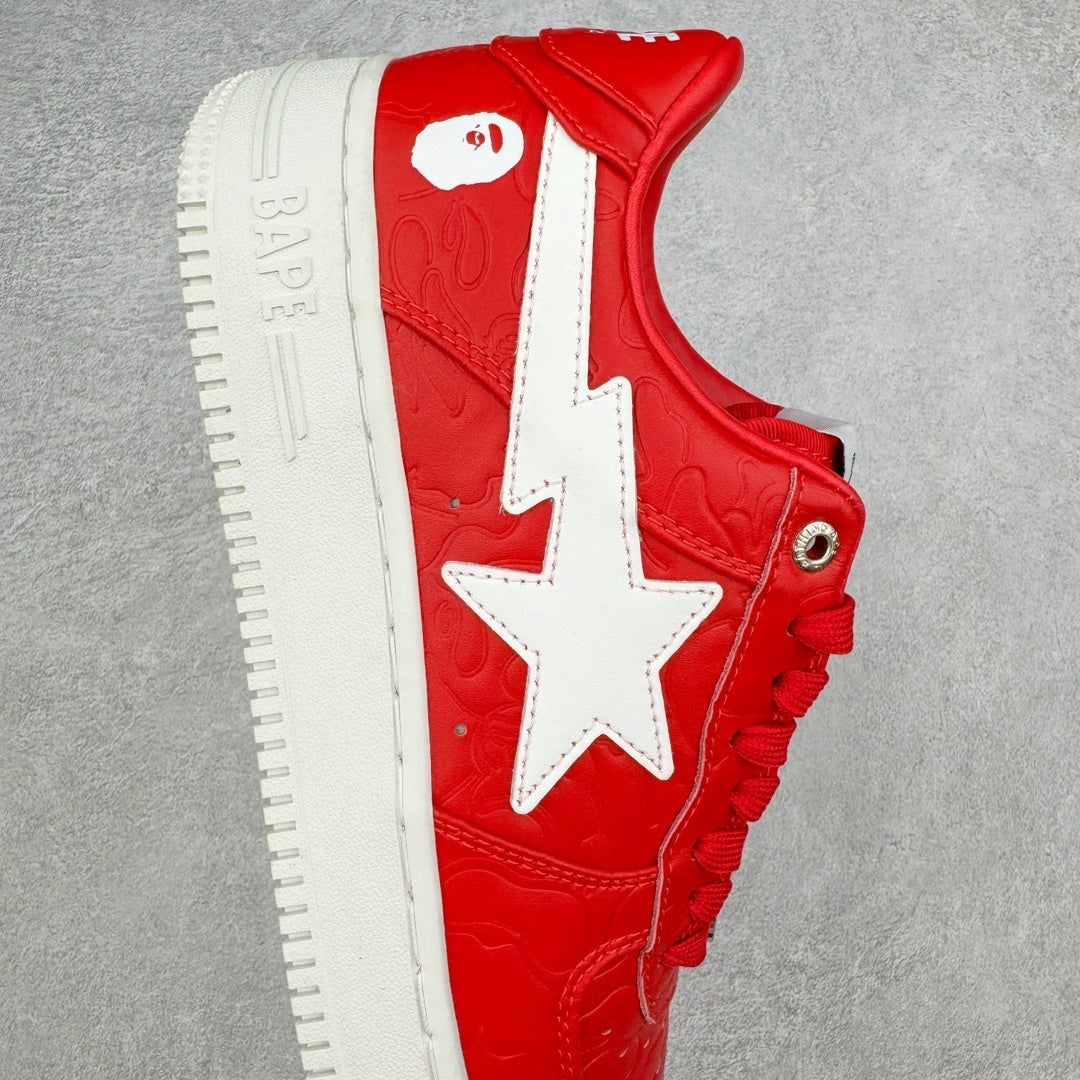 A Bathing Ape Bape Sta Low #3 Line Camo Rojo