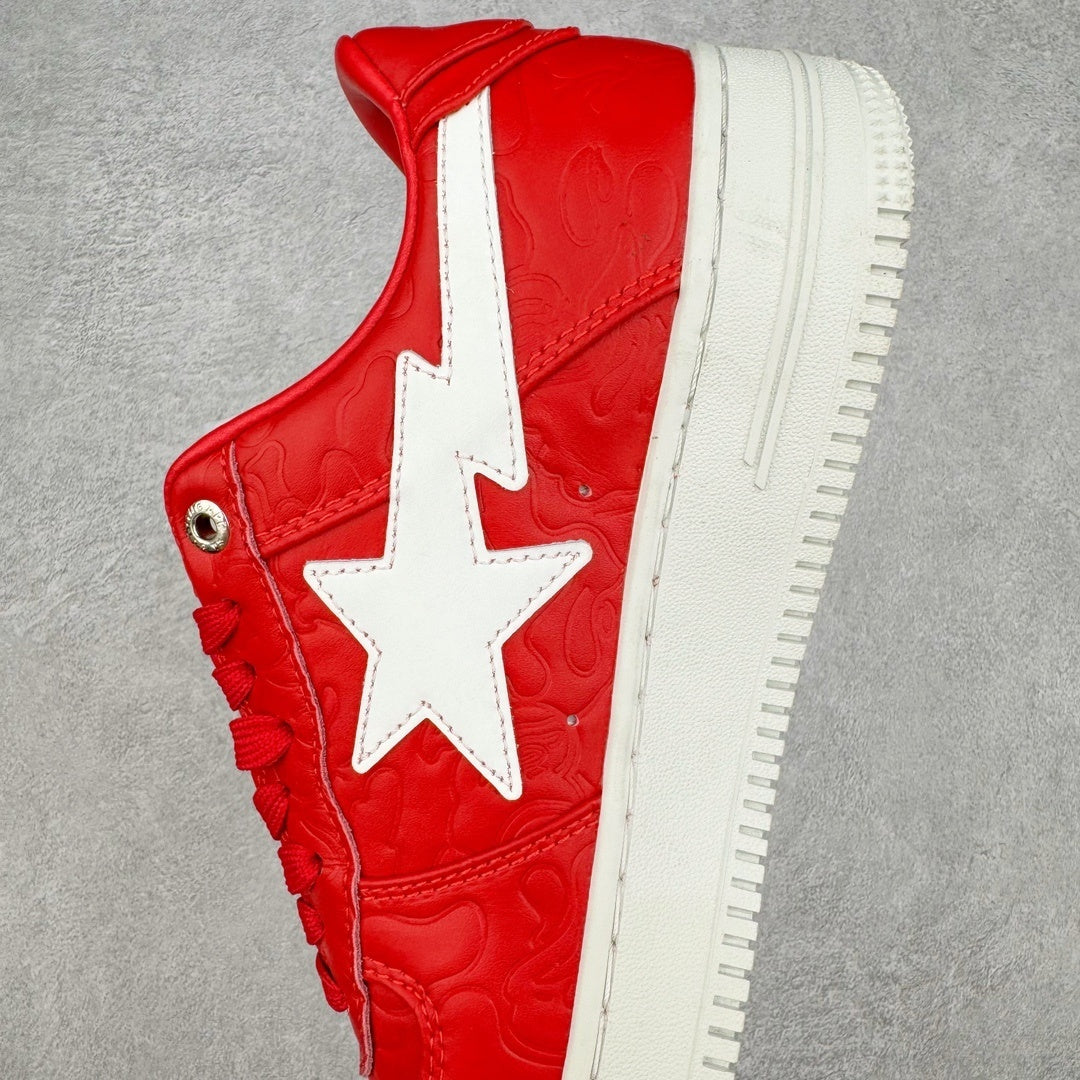 A Bathing Ape Bape Sta Low #3 Line Camo Rojo