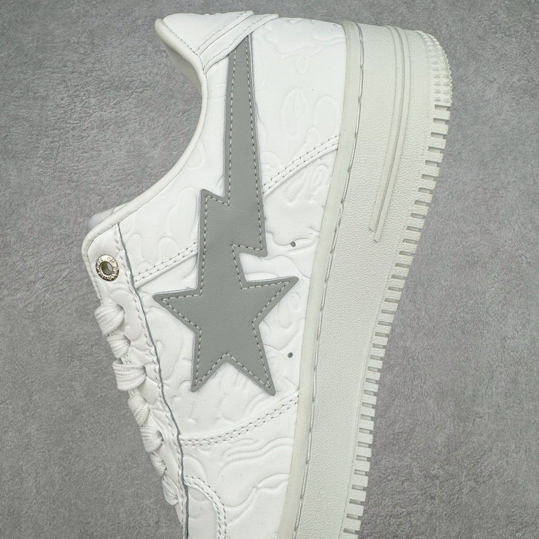 A Bathing Ape Bape Sta Low #3 Line Camo Blanco