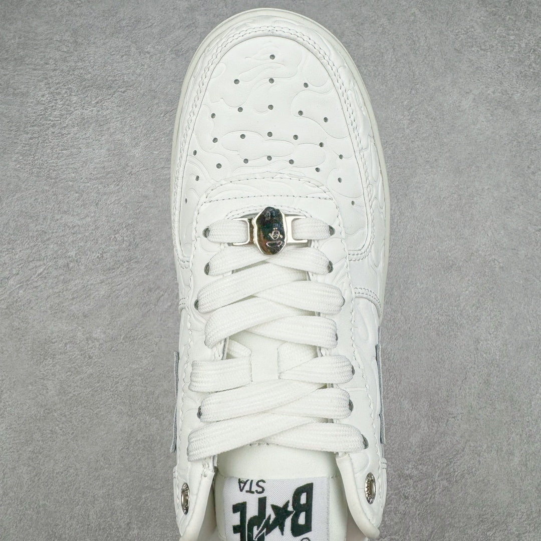 A Bathing Ape Bape Sta Low #3 Line Camo Blanco