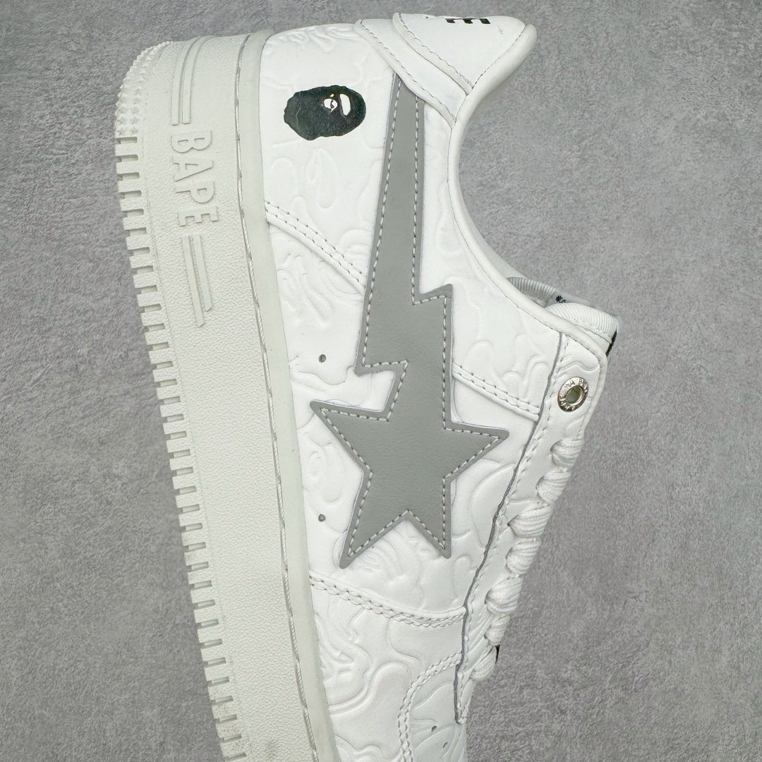 A Bathing Ape Bape Sta Low #3 Line Camo Blanco