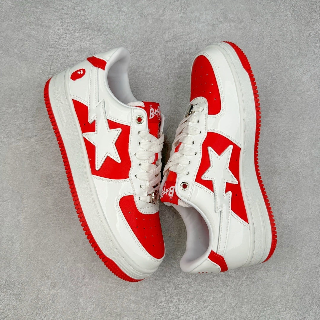 A Bathing Ape Bape Sta Low #6 Rojo