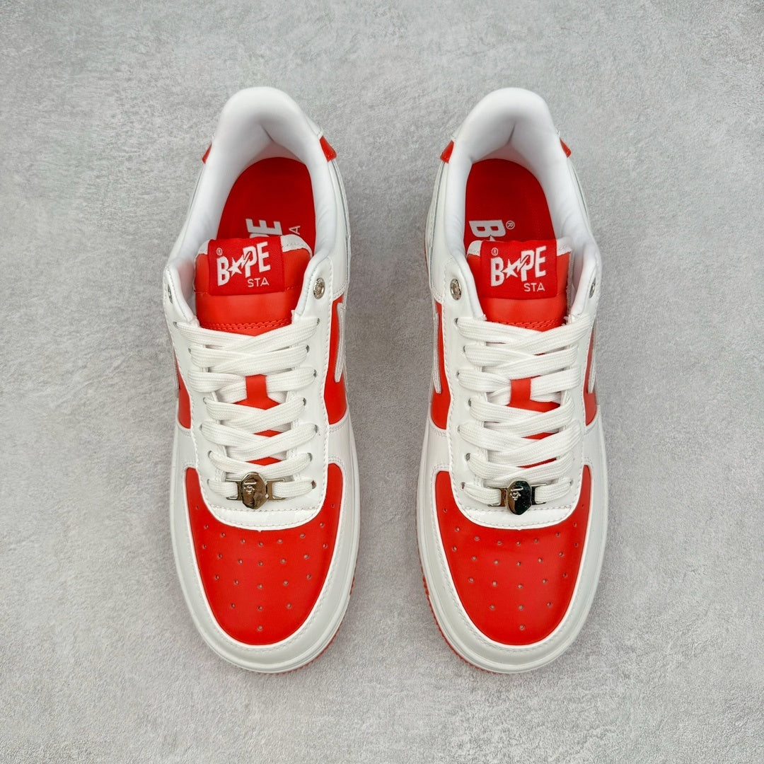 A Bathing Ape Bape Sta Low #6 Rojo