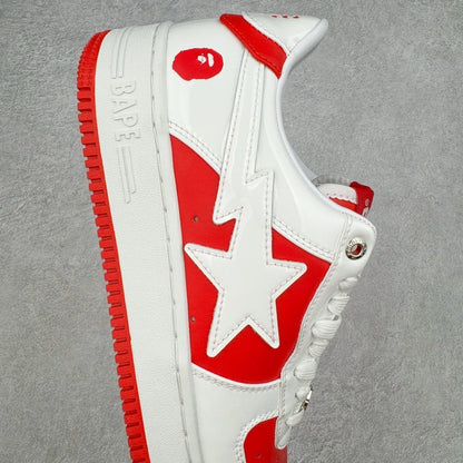 A Bathing Ape Bape Sta Low #6 Rojo