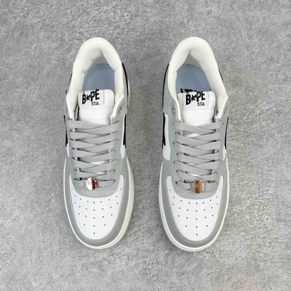 A Bathing Ape Bape Sta Low Gris Negro
