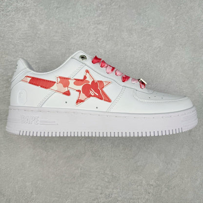 A Bathing Ape Bape Sta Low Blanco ABC Camo Rosa