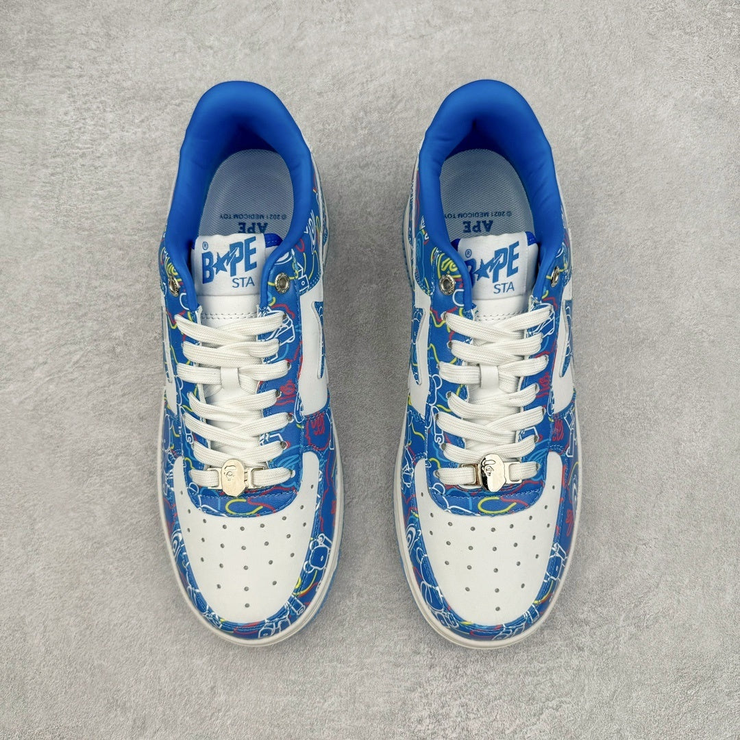 A Bathing Ape Bape Sta Medicom Toy Bearbrick Camo Azul