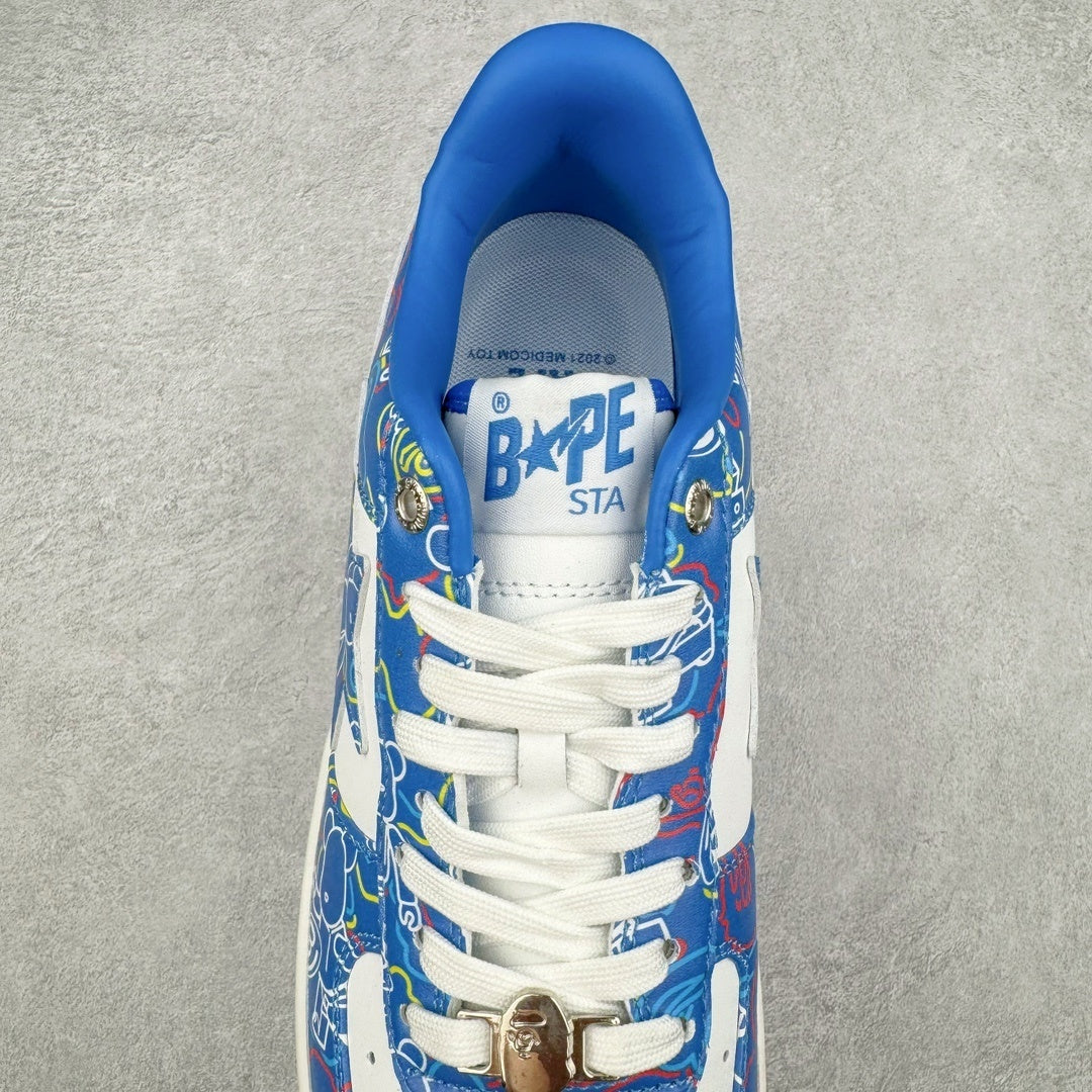 A Bathing Ape Bape Sta Medicom Toy Bearbrick Camo Azul