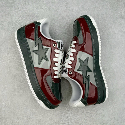 A Bathing Ape Bape Sta Nostalgic Bordó Gris