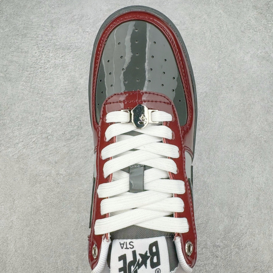 A Bathing Ape Bape Sta Nostalgic Bordó Gris