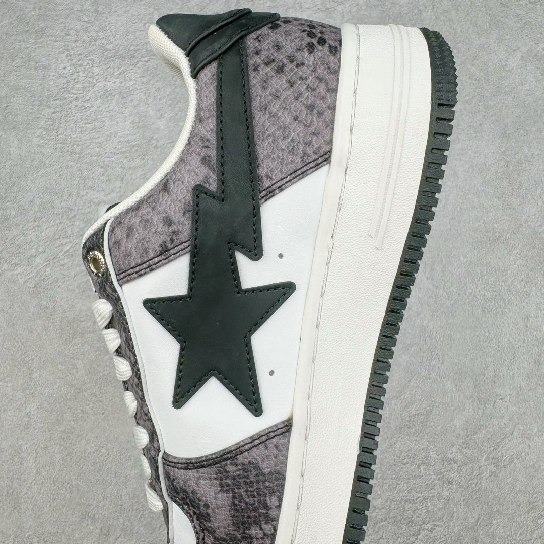 A Bathing Ape Bape Sta Snake Skin Negro