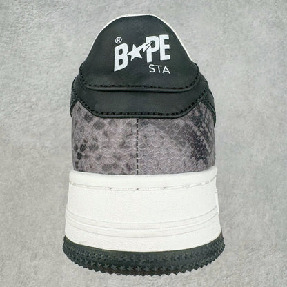A Bathing Ape Bape Sta Snake Skin Negro