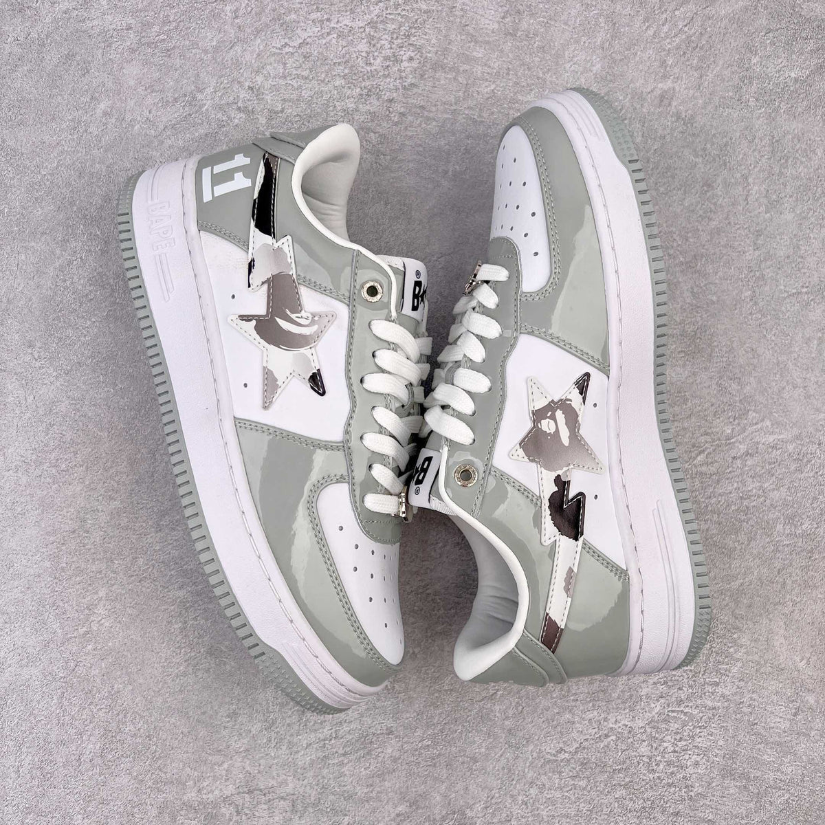 A Bathing Bape Sta Blanco Gris