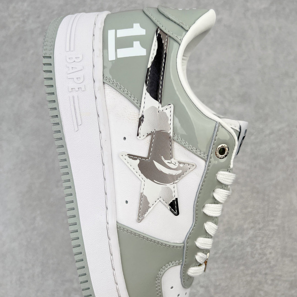 A Bathing Bape Sta Blanco Gris