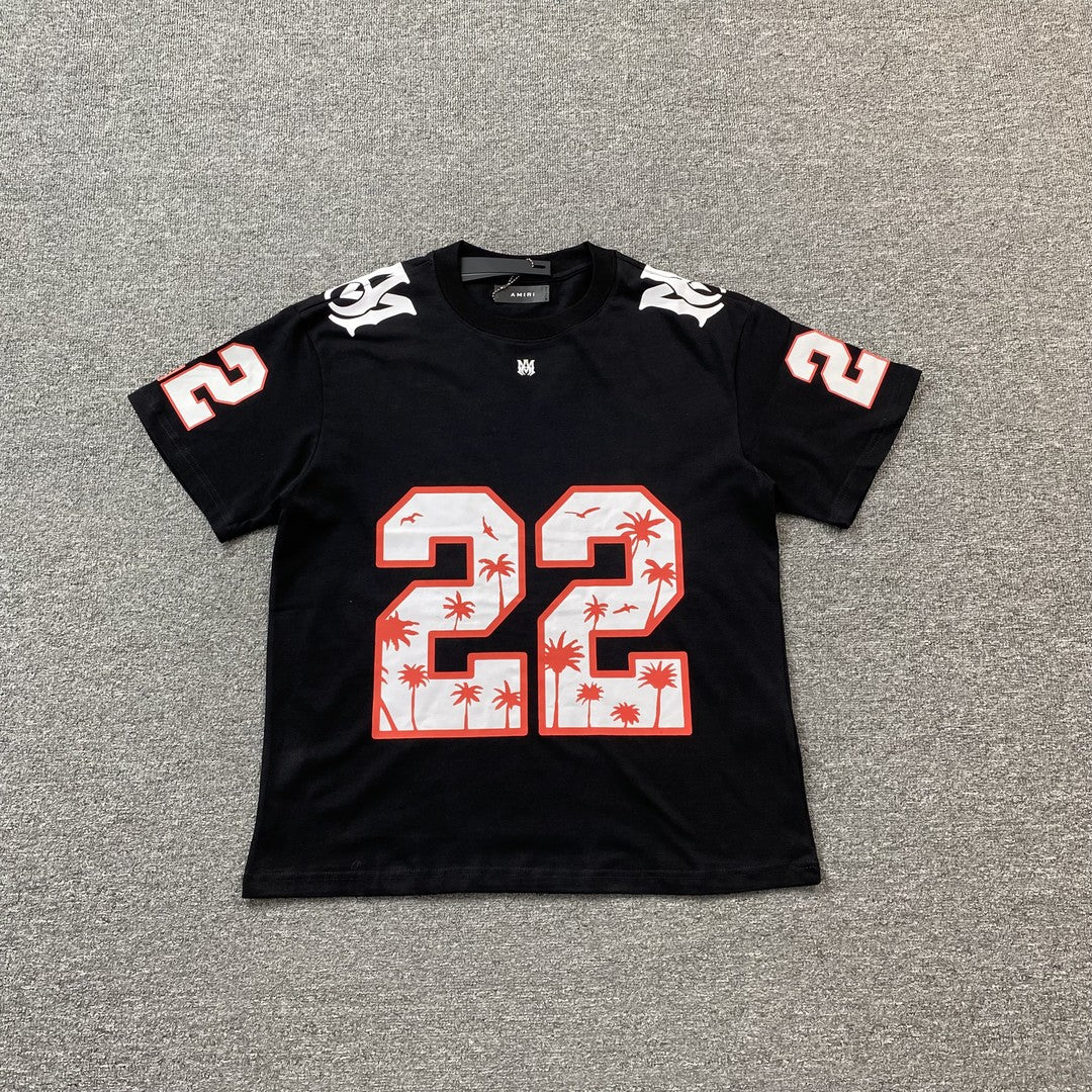 Remera Amiri 22 Football Jersey Negra