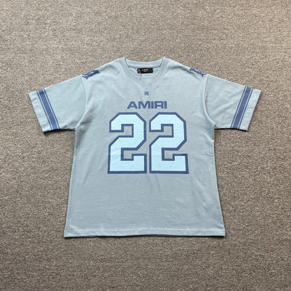 Remera Amiri 22 Skater Azul Celeste