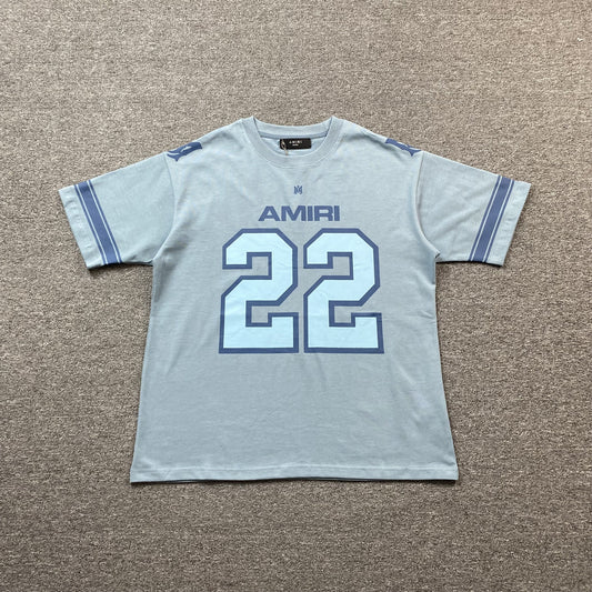 Remera Amiri 22 Skater Azul Celeste