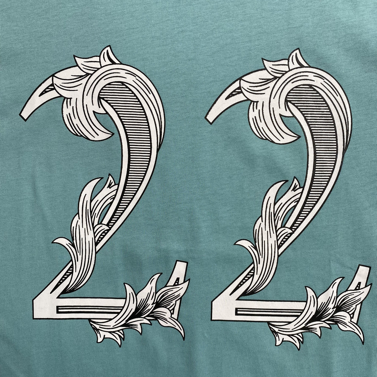 Remera Amiri 22 Celeste