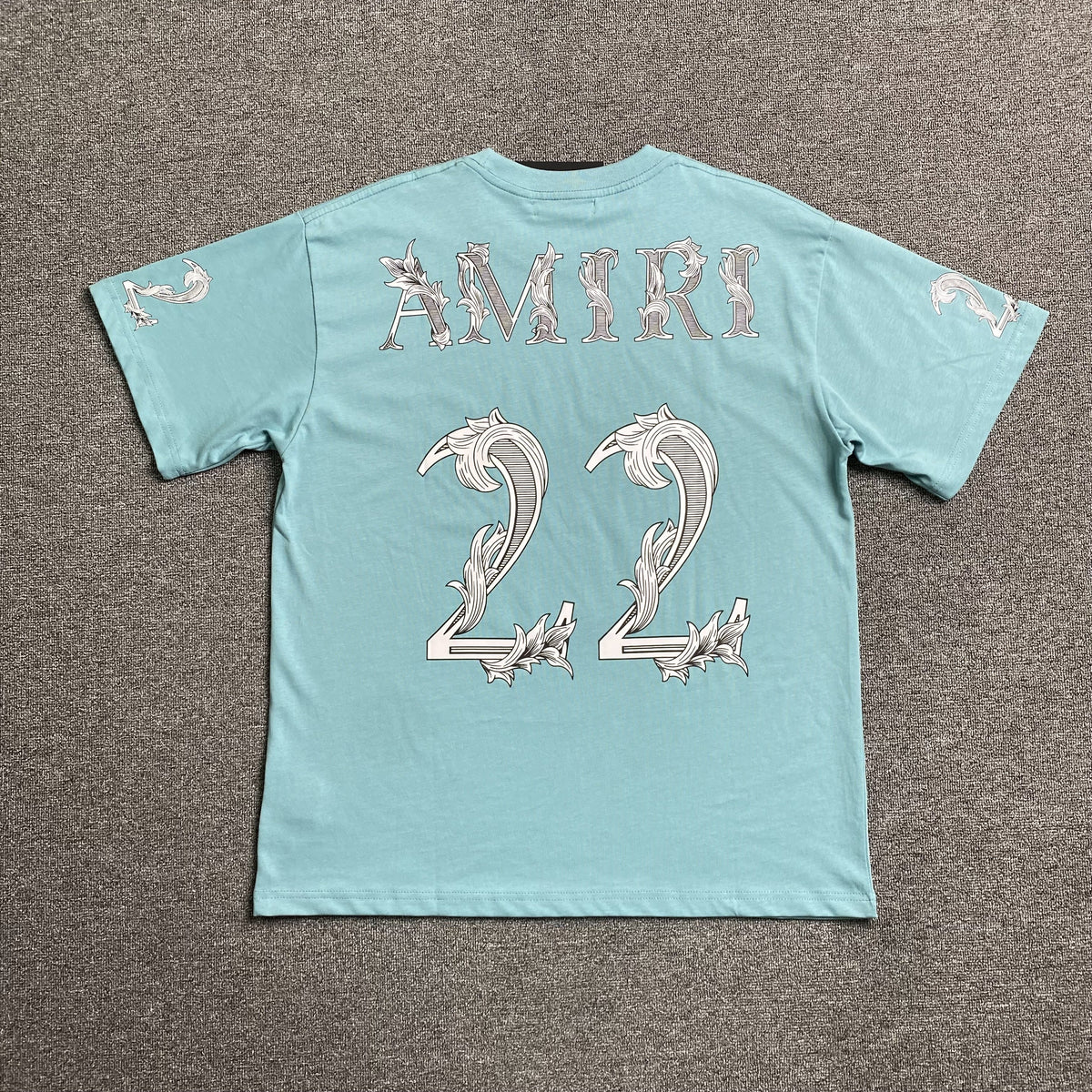Remera Amiri 22 Celeste