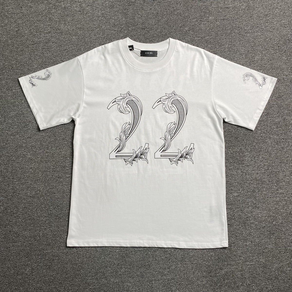 Remera Amiri 22 Blanca